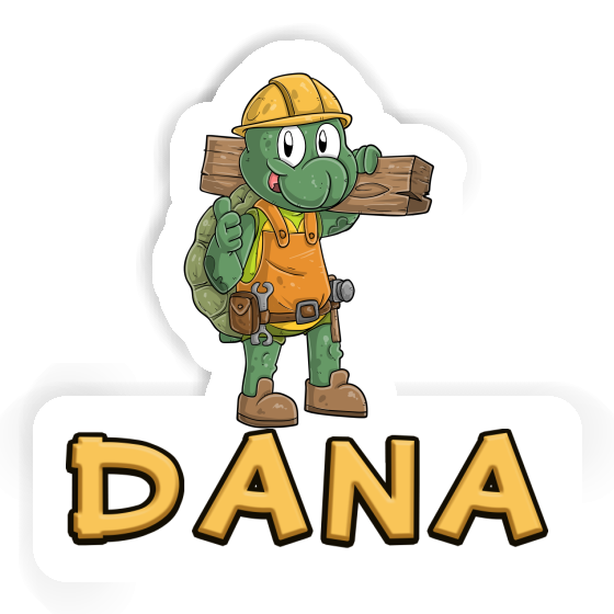 Dana Sticker Construction worker Gift package Image