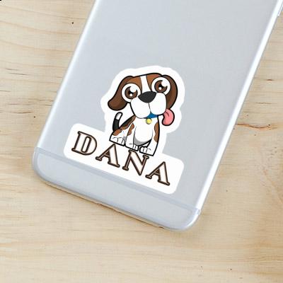 Beagle Aufkleber Dana Image