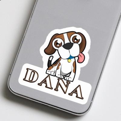 Autocollant Dana Beagle-Hund Laptop Image