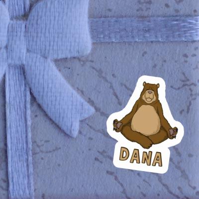 Yoga Bear Sticker Dana Laptop Image