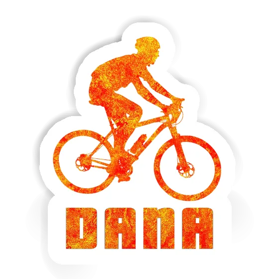 Aufkleber Biker Dana Notebook Image