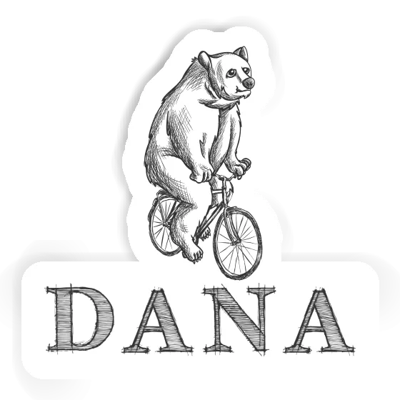 Dana Autocollant Cycliste Laptop Image