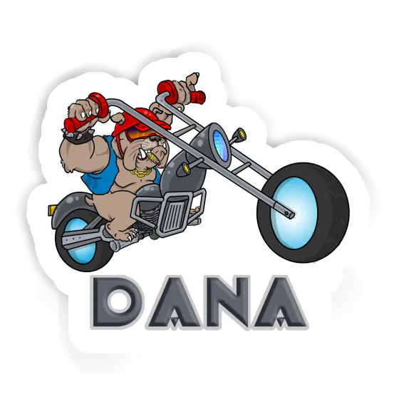 Sticker Dana Biker Notebook Image