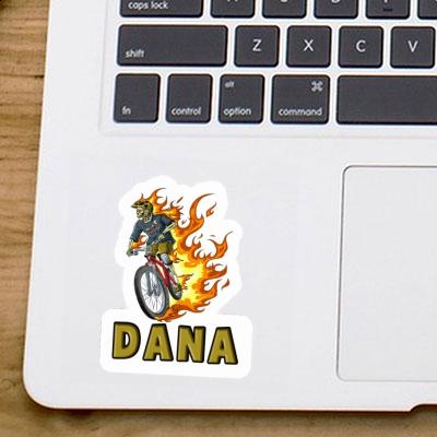 Sticker Freeride Biker Dana Laptop Image