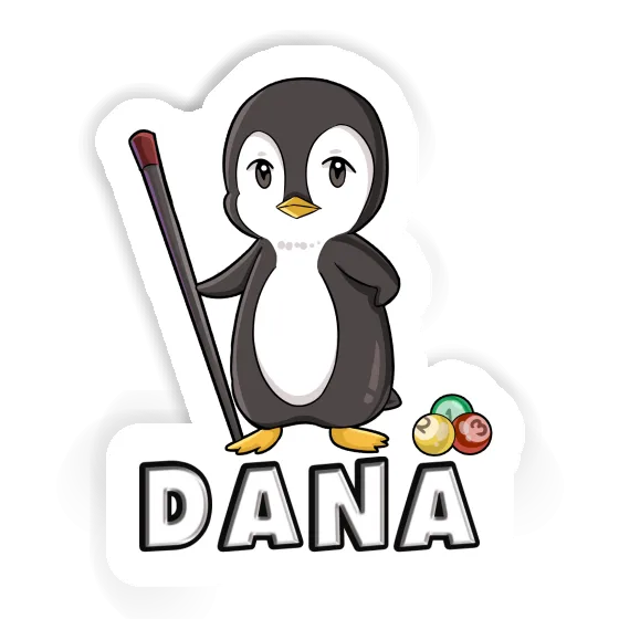 Dana Sticker Billiards Player Gift package Image