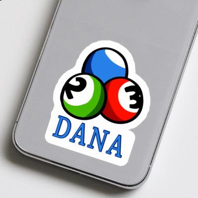 Dana Sticker Billiard Ball Laptop Image