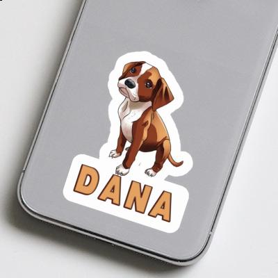 Aufkleber Boxerhund Dana Image