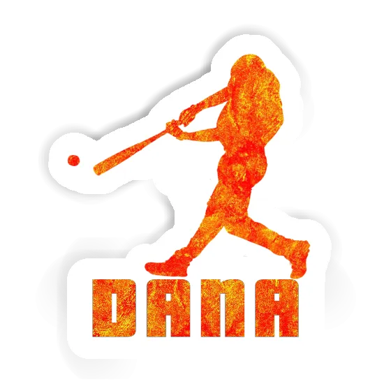 Baseball Player Sticker Dana Laptop Image
