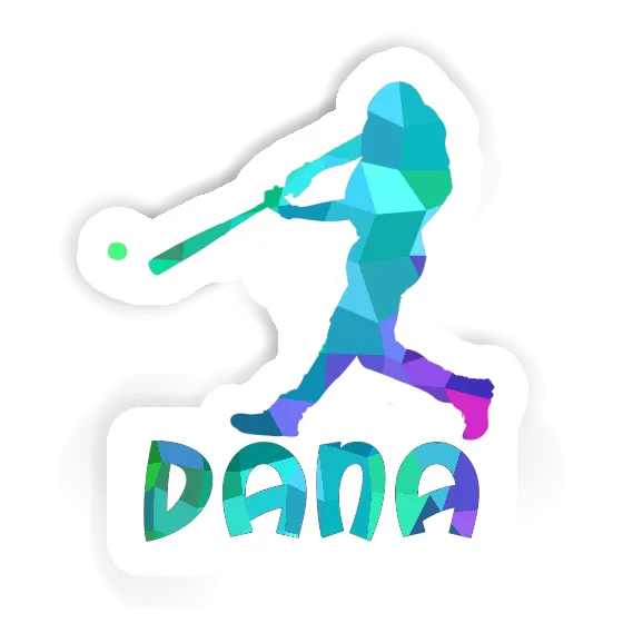 Sticker Baseballspieler Dana Laptop Image