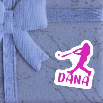Dana Sticker Baseball Player Laptop Image