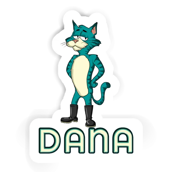 Dana Sticker Cat Notebook Image