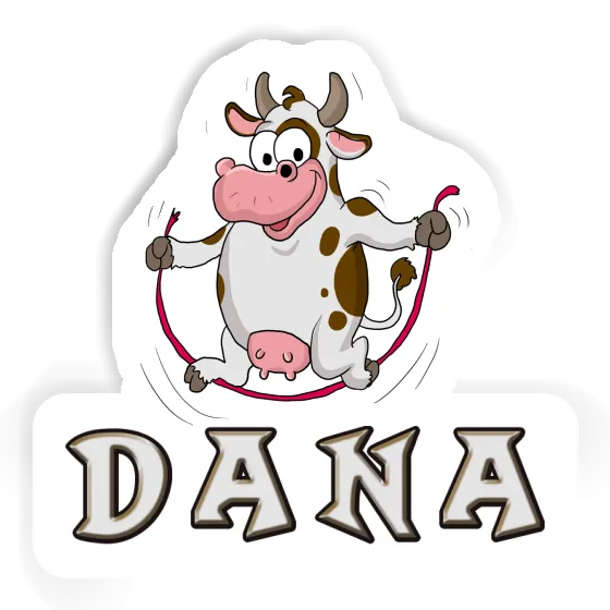 Skipping Ropes Cow Sticker Dana Gift package Image