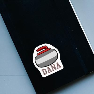 Sticker Dana Curling Stone Laptop Image