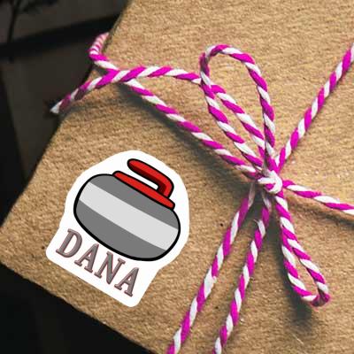 Sticker Dana Curling Stone Laptop Image