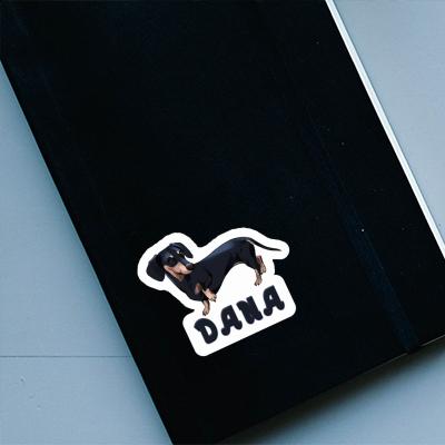 Dana Sticker Dachshund Notebook Image
