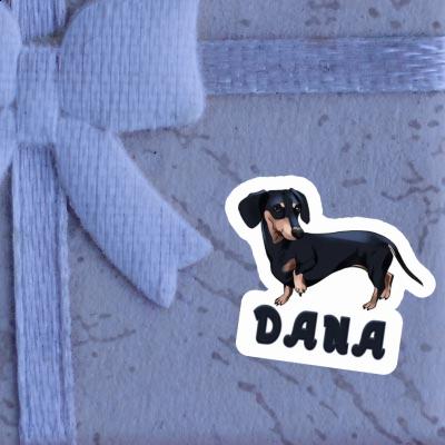 Dana Sticker Dachshund Notebook Image