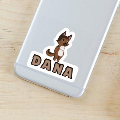 German Sheperd Sticker Dana Notebook Image