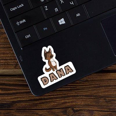 German Sheperd Sticker Dana Notebook Image