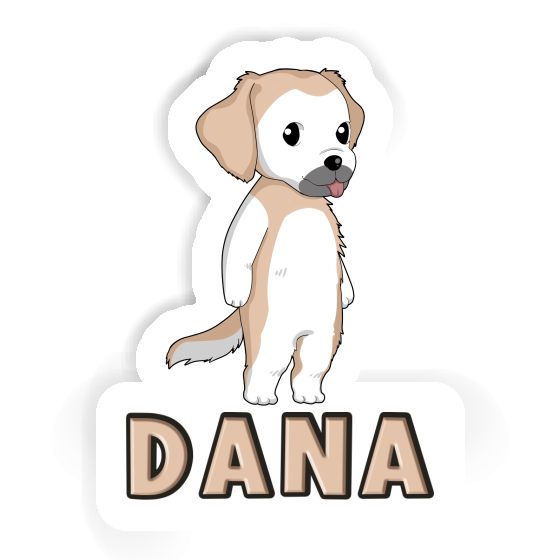 Dana Sticker Golden Retriever Notebook Image