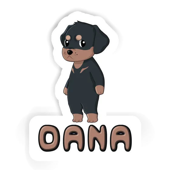 Sticker Dana Rottweiler Notebook Image