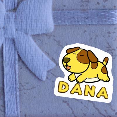 Autocollant Chien Dana Gift package Image