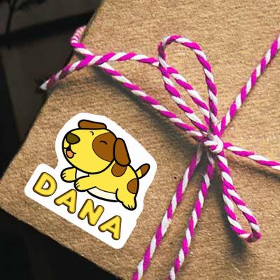 Autocollant Chien Dana Gift package Image
