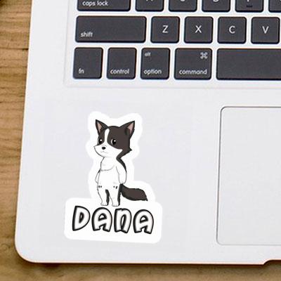 Sticker Border Collie Dana Notebook Image