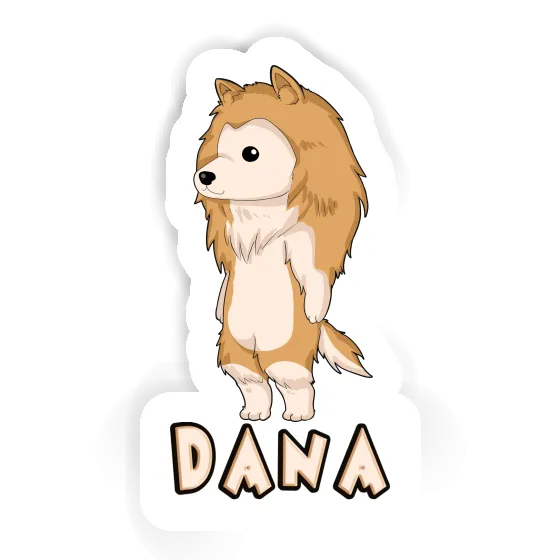 Sticker Dana Collie Notebook Image