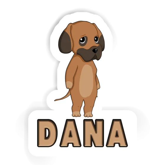 Sticker  Great Dane Dana Gift package Image