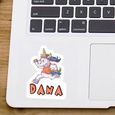 Dana Sticker Läuferin Laptop Image