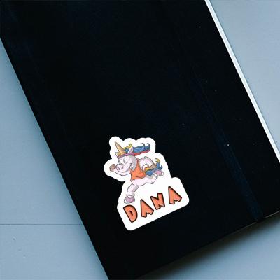 Dana Sticker Läuferin Notebook Image