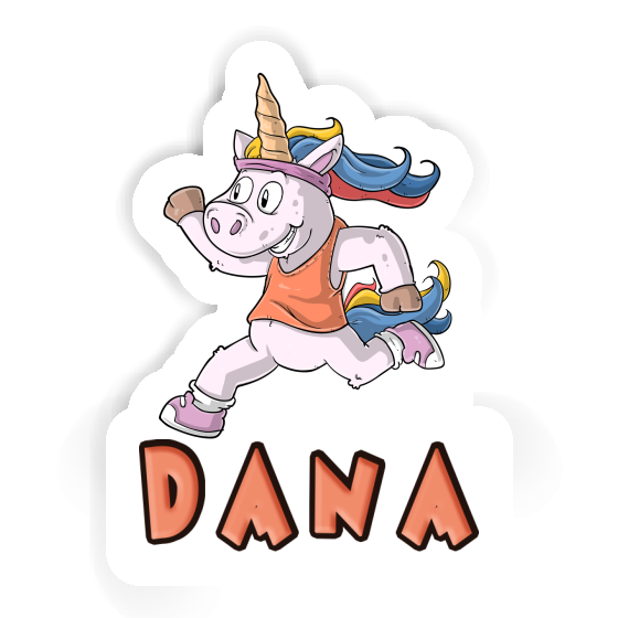 Dana Sticker Läuferin Image