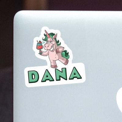 Sticker Dana Party Unicorn Laptop Image