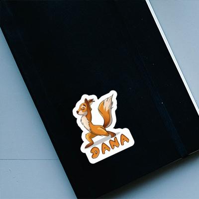 Aufkleber Yoga-Eichhörnchen Dana Laptop Image