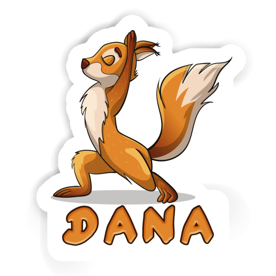 Aufkleber Yoga-Eichhörnchen Dana Notebook Image