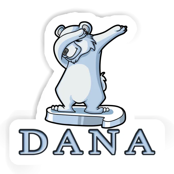 Sticker Polar Bear Dana Laptop Image