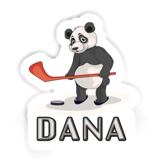 Dana Sticker Ice Hockey Panda Laptop Image