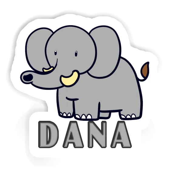 Sticker Elefant Dana Laptop Image