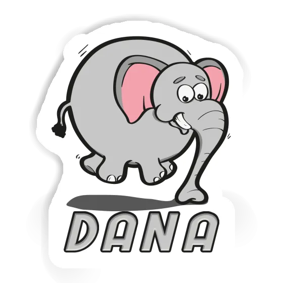 Sticker Elefant Dana Notebook Image