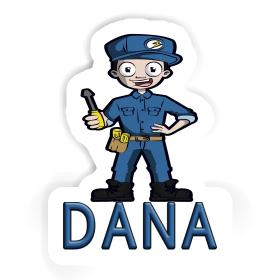 Sticker Dana Elektriker Notebook Image