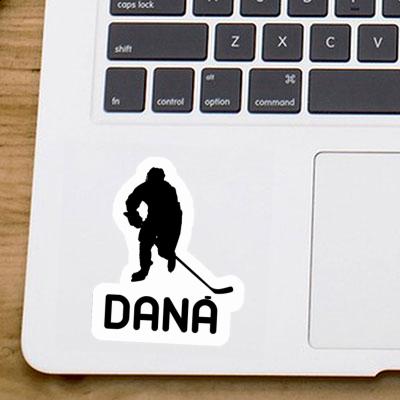Autocollant Joueur de hockey Dana Laptop Image