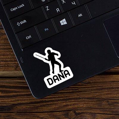 Dana Sticker Fencer Laptop Image