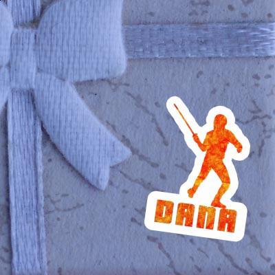 Dana Sticker Fencer Laptop Image