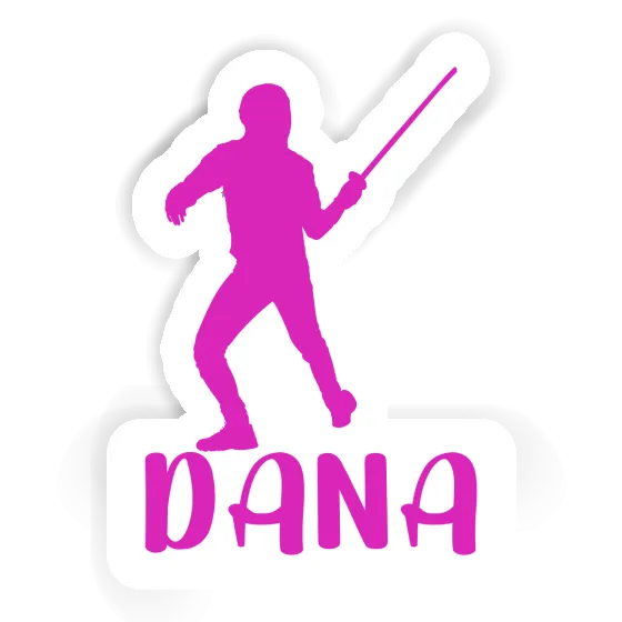 Fencer Sticker Dana Notebook Image