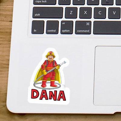 Dana Sticker Firefighter Image