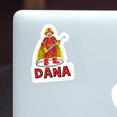 Feuerwehrmann Aufkleber Dana Laptop Image