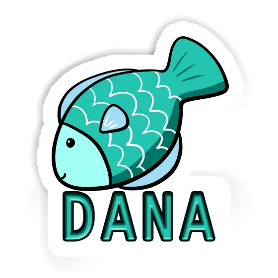 Fish Sticker Dana Laptop Image