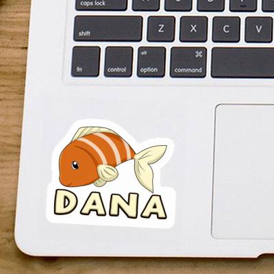 Dana Autocollant Poisson Notebook Image