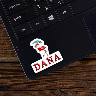 Sticker Flamingo Dana Laptop Image