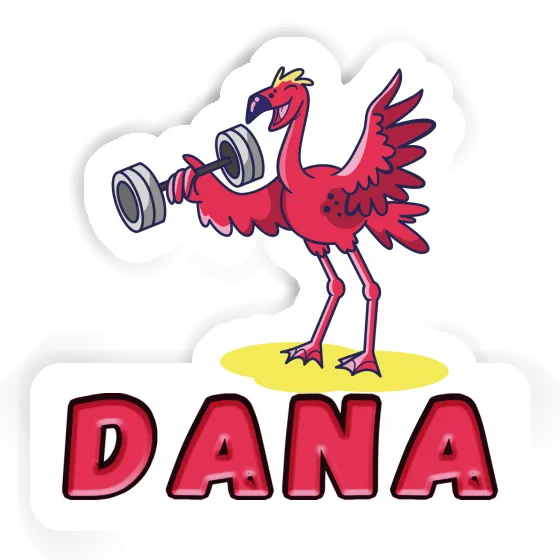 Sticker Dana Gewichtheber Notebook Image